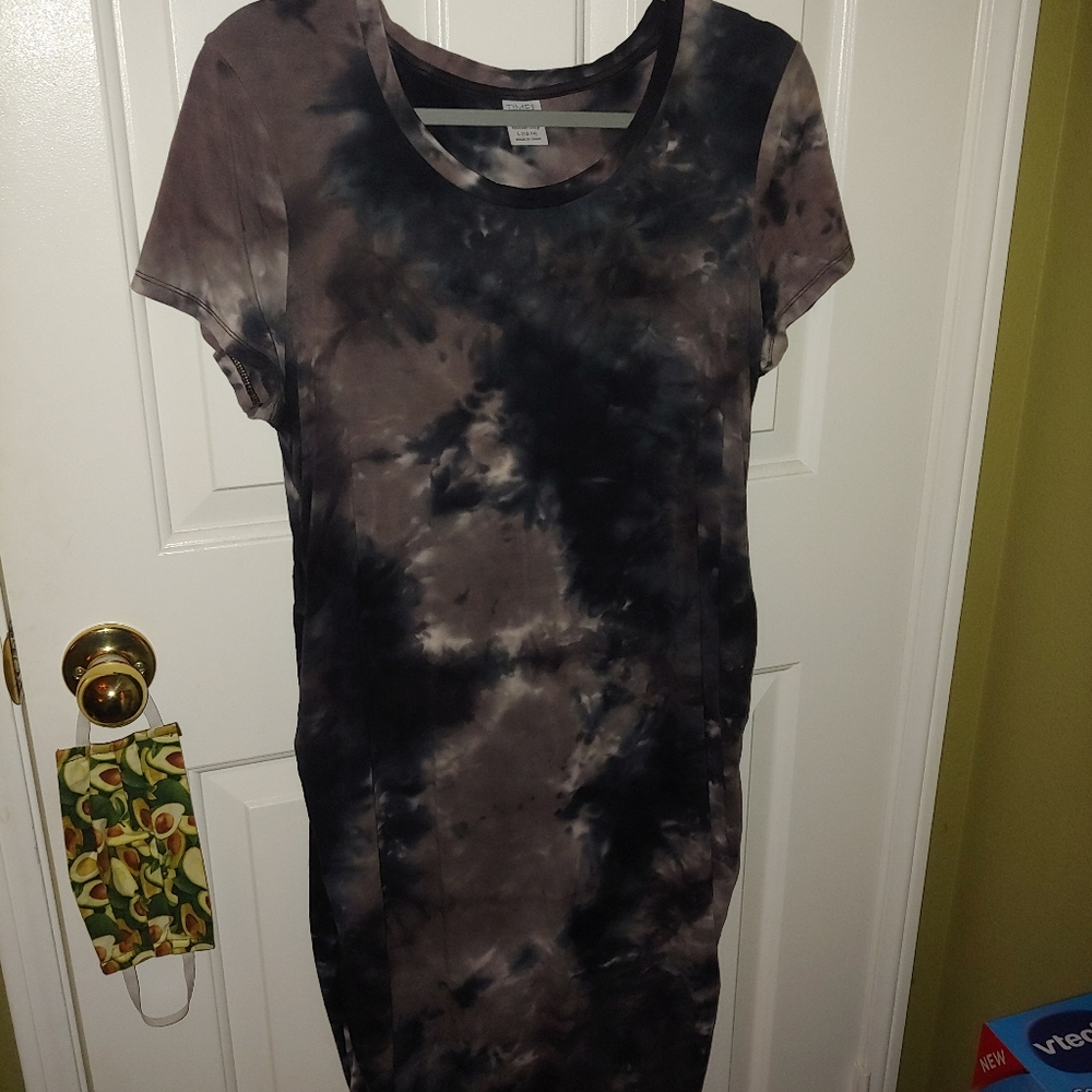 Tie Dye Maternity Dress